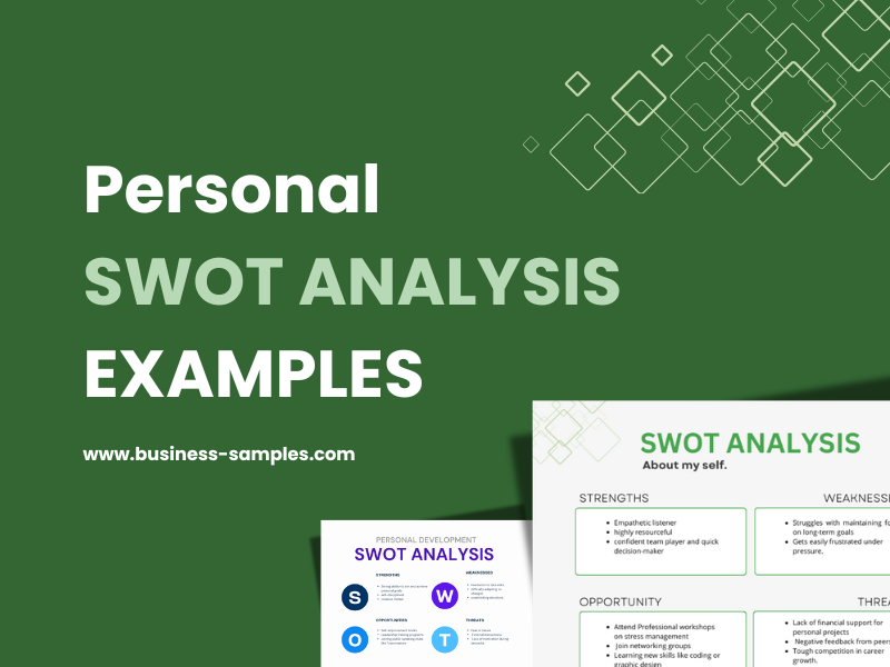 Personal SWOT Analysis Examples and Templates